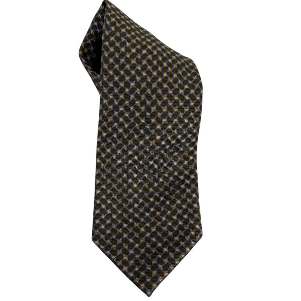 JERMYN ST. W.I. 100% Silk Oval Print Men's Tie